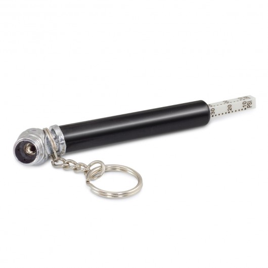 Tyre Pressure Keyrings Black